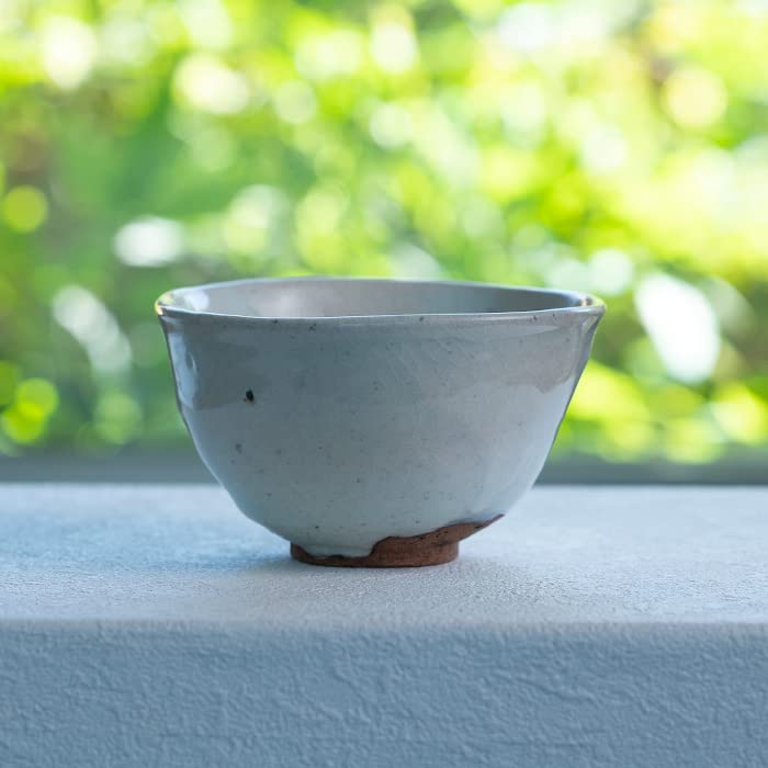 Amazon | 【共箱なし】美濃粉引茶碗（RH-078） 作家「林隆一郎