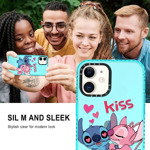 Ootbao Cute Case Compatible With Apple Iphone 11 6,1", Kawaii Stitch Cartoon Animal Funny Character Soft Cases Cover, Fun Cool Skin Protective Funda For Kids Teens Girls Boys #TOP5