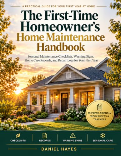 The First-Time Homeowner’s Home Maintenance Handbook: Seasonal Maintenance Checklists, Warning Signs, Home Care Records, and Repair Logs for Your First Year image 2