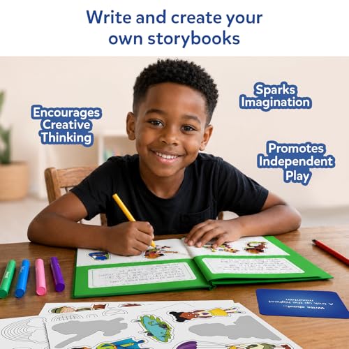 Image of Skillmatics Storybook Art Kit - Create Adventure Stories, DIY Craft & Writing Kit with 300+ Stickers, Scrapbooking & Journal Activity, Gifts for Kids Ages 5, 6, 7, 8, 9, 10 | Create Adventure Stories, Scrapbooking & Journal Activity, Screen-Free Fun, Gifts for Kids Ages 5-10
