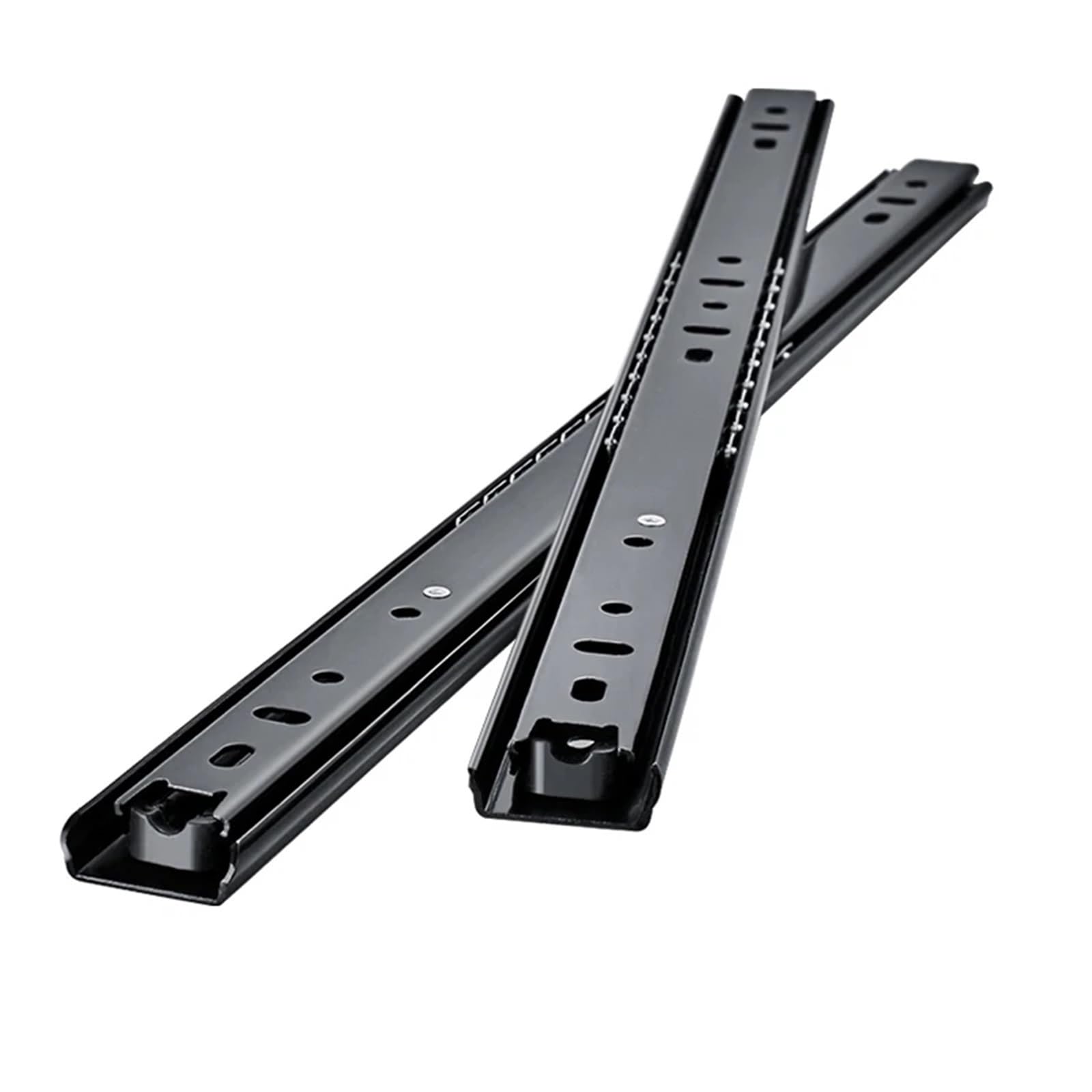 Guide Per Cassetti Drawer Rail 8~20Inch Cold Rolled Steel Slides Close Sliding Track Two-Section Cabinet Furniture Hardware Per Cucina(DG205 8Inch)