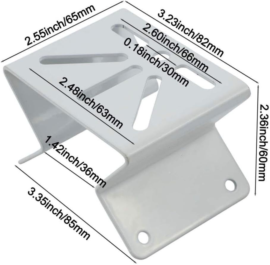 Metal Corner Mount Bracket Compatible with Ring Floodlight Cam and S340 Bracket for 360 Floodlight Cam