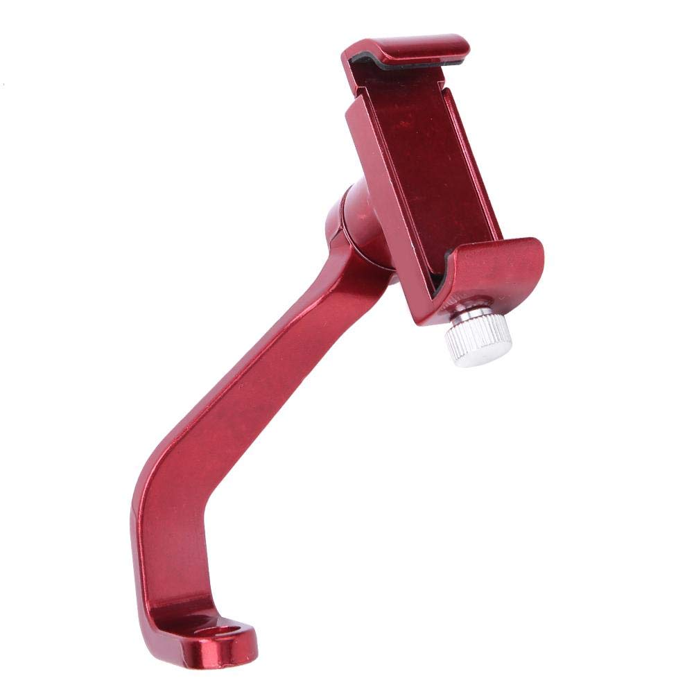 Tbest Mobile Phone Holder,Bike Phone Holder,Universal Aluminum Alloy Motorcycle Mobile Phone Holder Rearview Mirror Mount Bracket (Red)