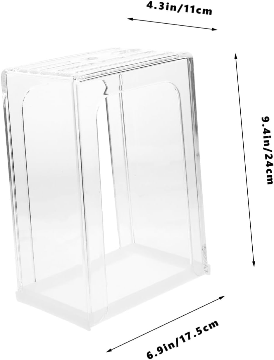 Kitchen Acrylic Cutter Organizer Multifunctional Utensil Holder Storage Rack for Knives Cutlery Thick Design for Countertop Kitchen Organization