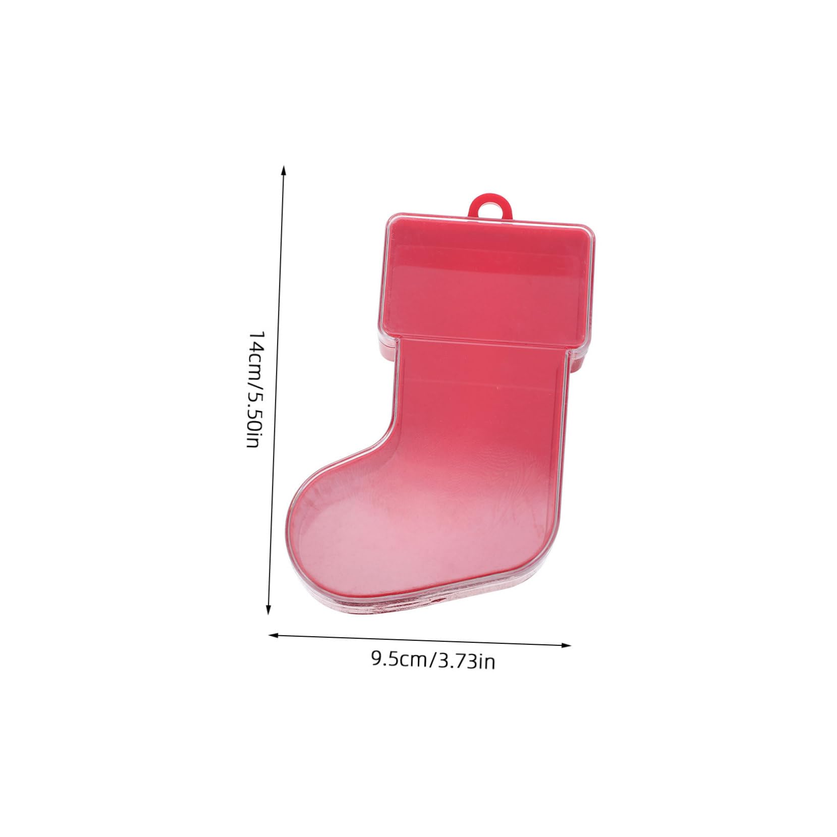 OFFSCH 10 Piezas Cajas Navideñas Decorativas con Tapa Forma de Calcetín Cajas para Portátiles y Resistentes para Adornos de Fiesta y Dulces Reuniones Festivas