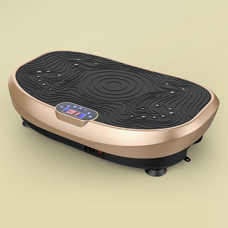 Vibration Shaking Machine Home Exercise Machine Indoor Fitness Machine Foot Massage Three-Level Vibration Zone Efficient Exercise