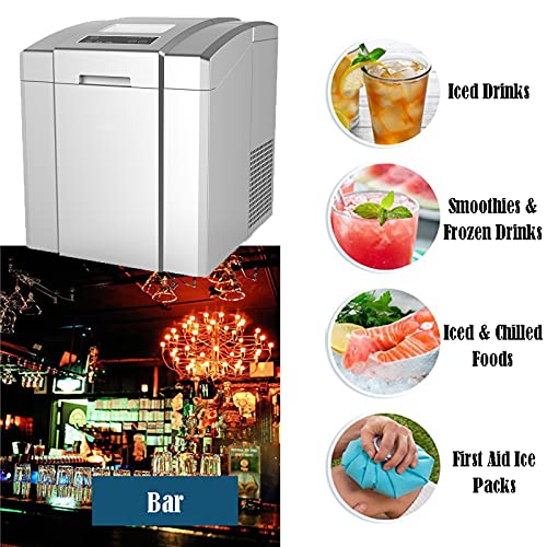 Máquina compacta portátil para hacer cubos de hielo miniatura 3