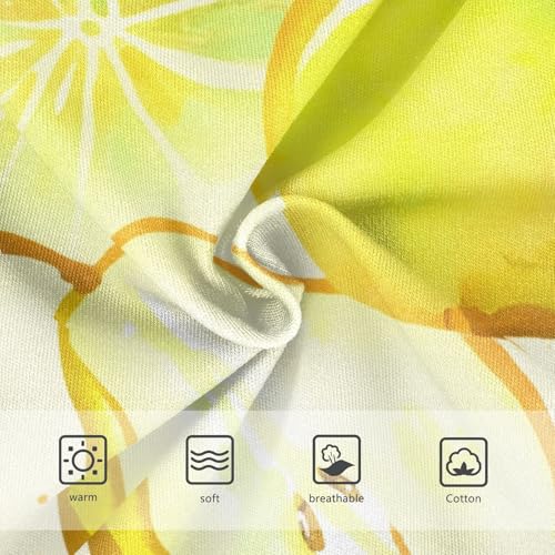 Cotton Toddler Underwear Floral Watercolor Yellow Green Pears Cute Panties Girl Artistic Kids Undies Briefs 2t3