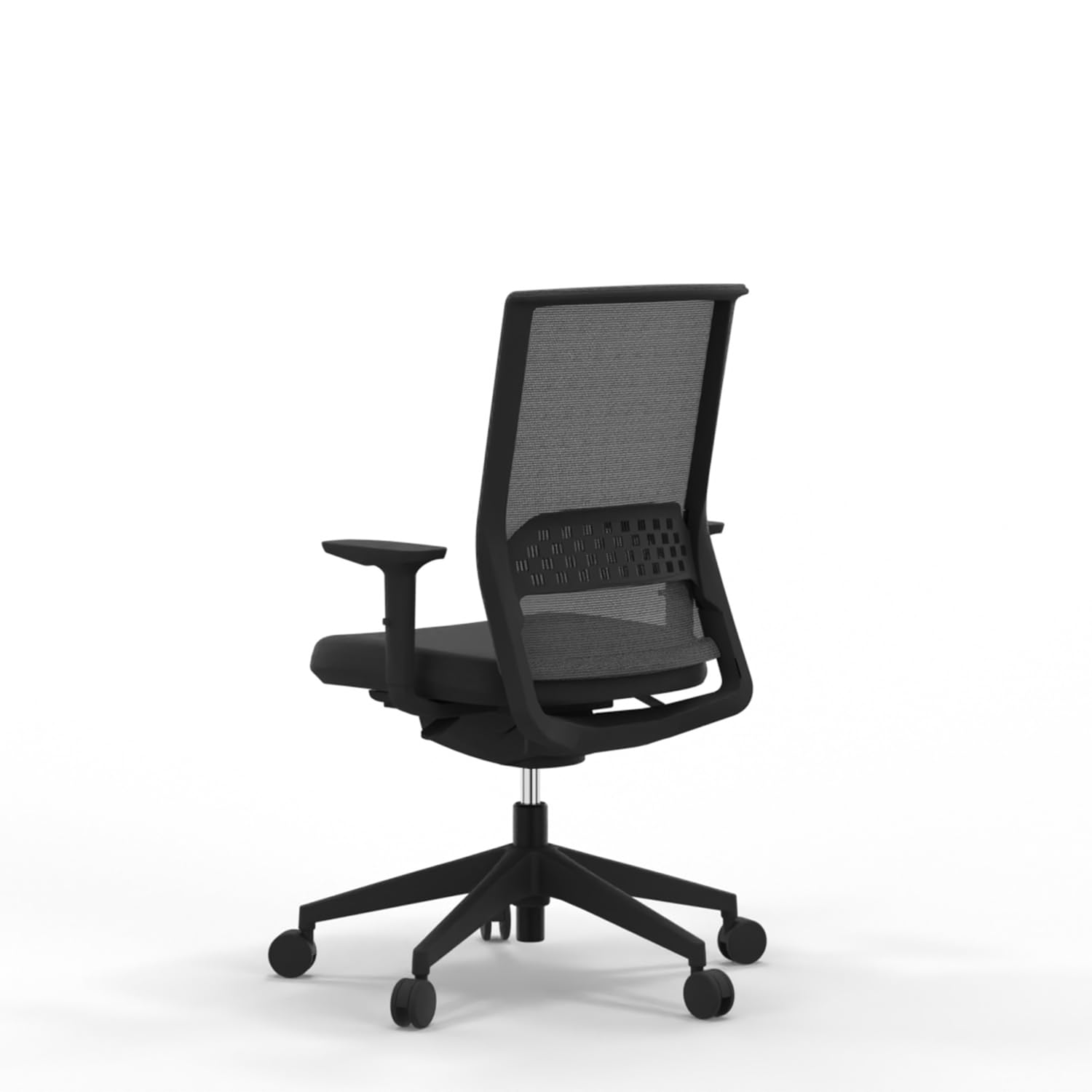Spacio Actiu Stay Cabezal Silla de Ordenador y Oficina Carbon Black | Gama Top (Sin Cabezal, Brazos 3D)
