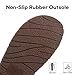 Imagen de LongBay Pantuflas para Hombre para Exteriores con Memory Foam Zapatos de Camping Nailon Antideslizantes para Interior y Exterior