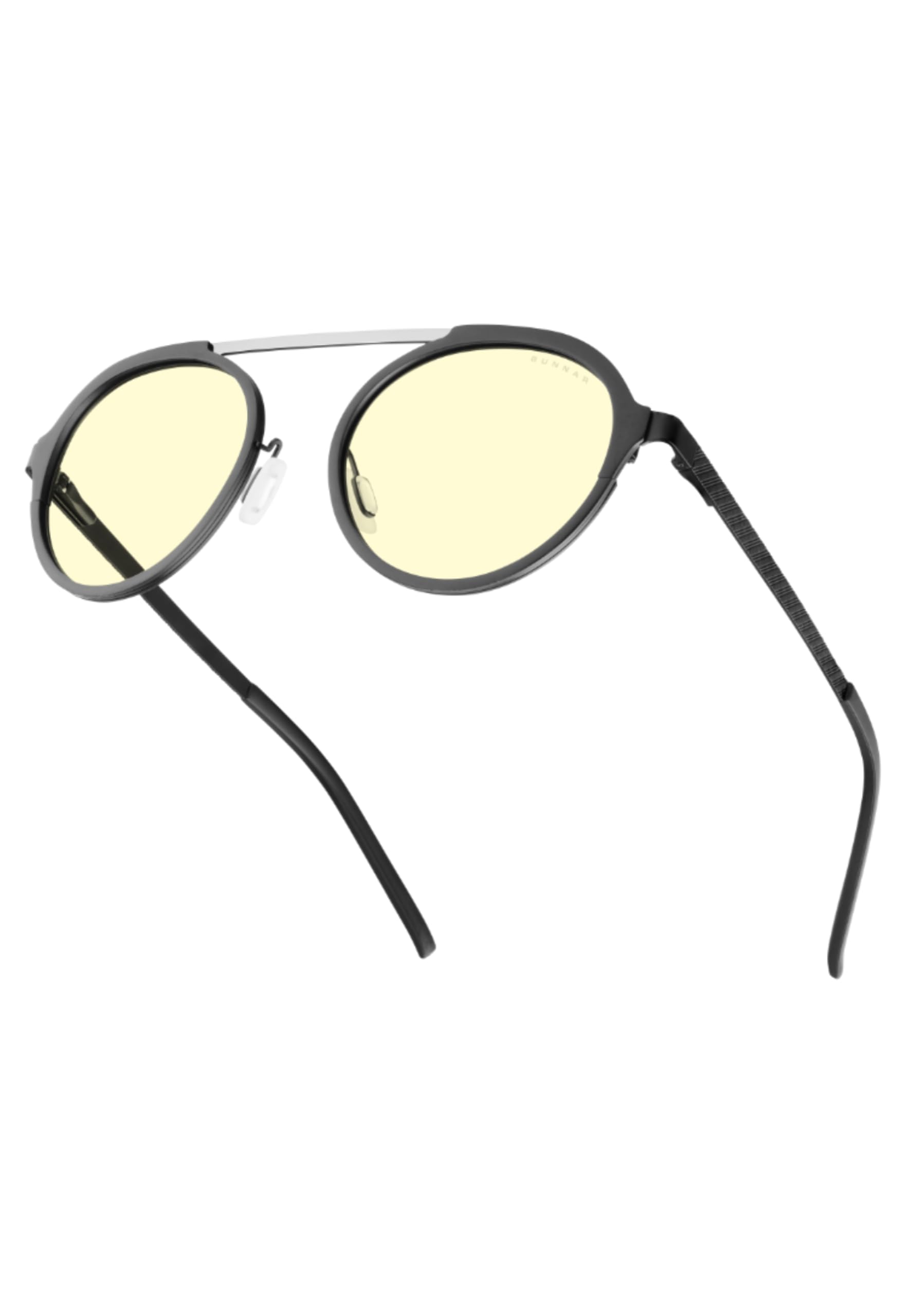 Gunnar Blaulichtfilter-Brille - Pacifica - Onyx/Silber - Amber