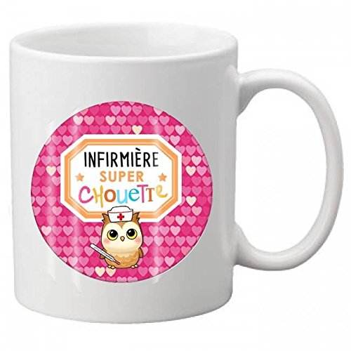 Mug"Infirmière super chouette" Cover