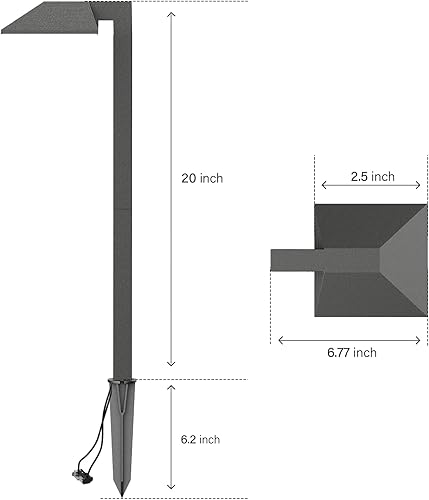 Miniatura 7 de Luz LED de 3 W, luz de jardín de 200 lúmenes, 6 unidades y luces LED de camino de 0.6 W, 8 unidades de 12 V CACC de bajo voltaje, carcasa de