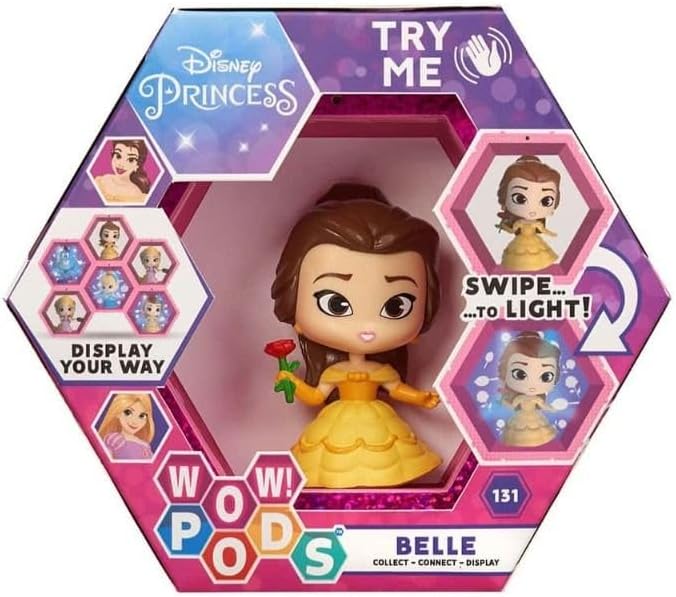 Belle - Beauty and The Beast | Official Disney Princess Light-Up Bobble-Head Collectable Figure