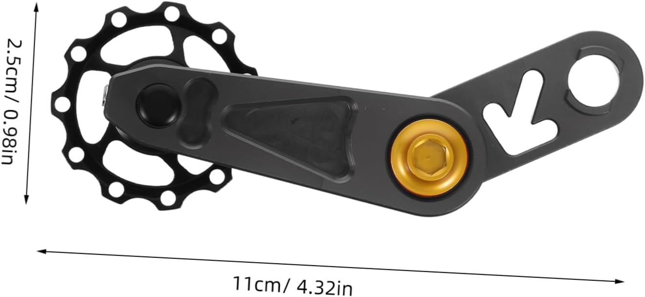 SOLUSTRE Folding Bike Chain Tensioner Single Speed Rear Derailleur Adjuster for Enhanced Chain Security and Easy Storage for Urban Commuting and Travel