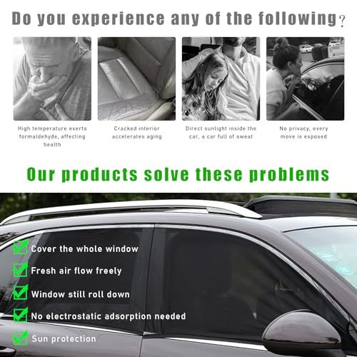 image for Augeny 2 PCS Car Window Shades, 28