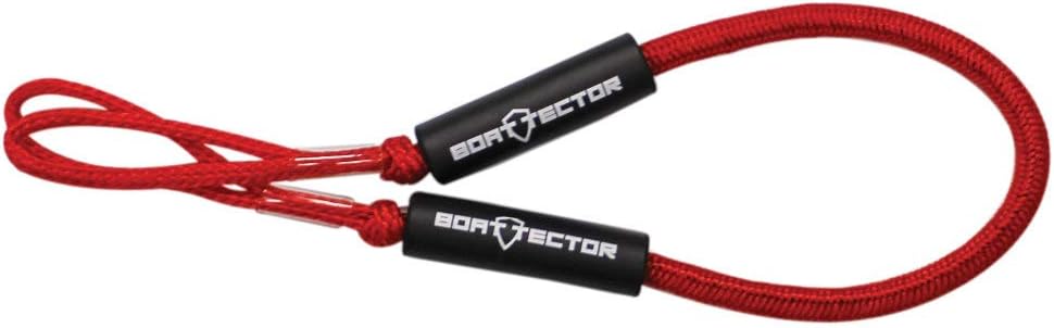 Extreme Max 3006.2571 BoatTector Bungee Dock Line Value 2-Pack - 4', Red