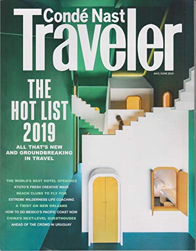 Conde Nast Traveler May June 2019 The Hot List Issue (Captial One Outer Ad Before Cover Ready. Set. Getaway)
