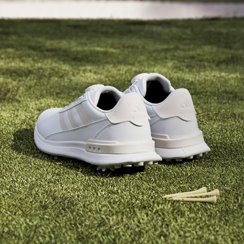 adidas Women's S2G Spikeless BOA 24 Golf Shoes, Footwear White/Wonder Aqua/Off White, 6.5 by adidas - Used condition - Image 4