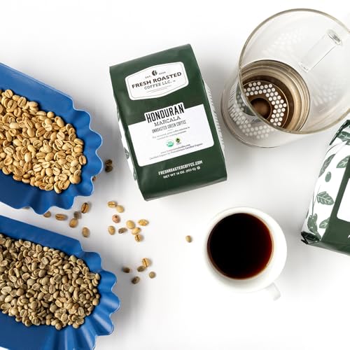 Image of Fresh Roasted Coffee, Unroasted Organic Honduran Marcala | USDA Organic, 100% Single Origin, Kosher | 5 Pound