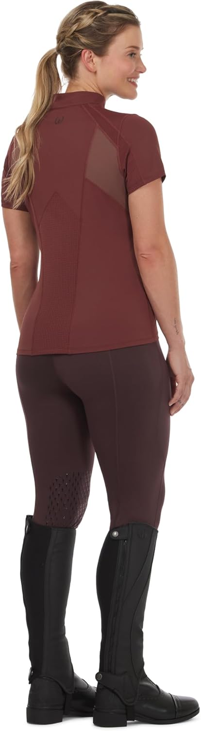 Kerrits Women's Freedom Tech Short Sleeve Equestrian Top – Stretchy, Lightweight, Wicking Fabric, Great for Summer