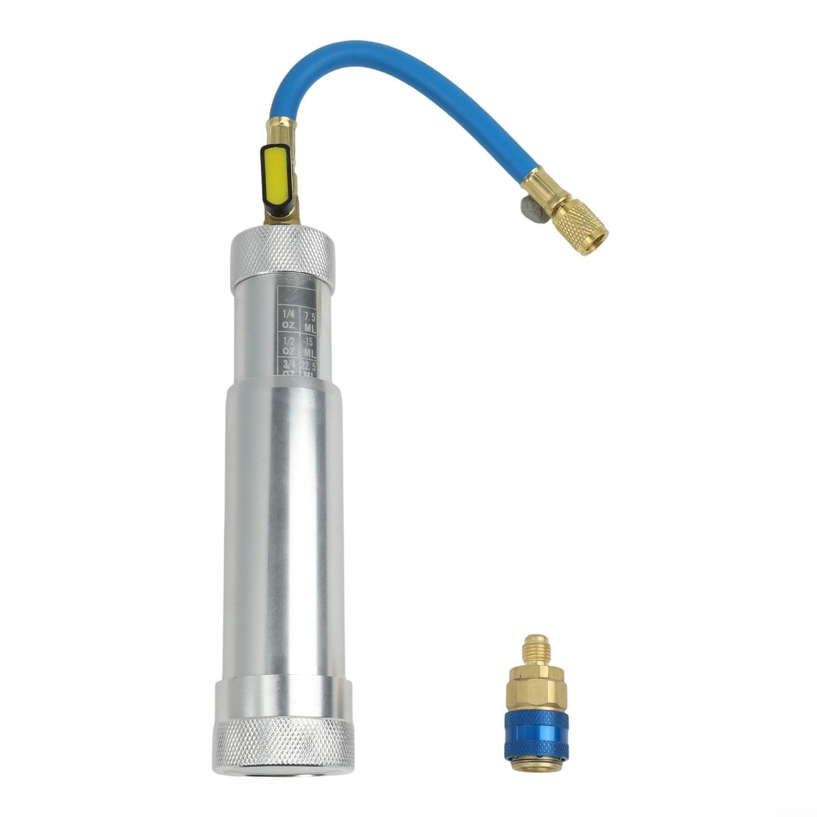 Inyector de aceite AC de aluminio duradero para sistemas R134A y R1234yf de aire acondicionado