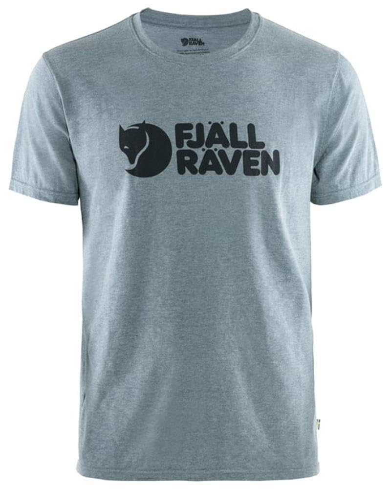 FJALLRAVEN F87310-520-999 Fjällräven Logo T-Shirt M Uncle Blue-Melange XS