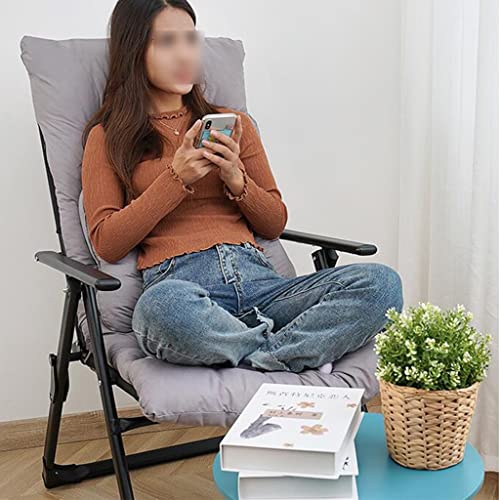 Sillón plegable con cojín negro miniatura 4