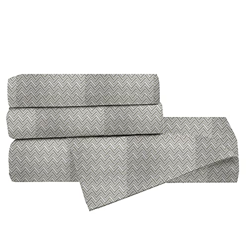 Image of Bed Sheets - Brushed Microfiber Bedsheets - Flat Bedsheets & Pillowcase - Super Soft Microfiber - Breathable Wrinkle, Fade Resistant & Cooling Sheets