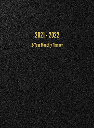 Télécharger 2021 - 2022 2-Year Monthly Planner: 24-Month Calendar (Black) Livre eBook France