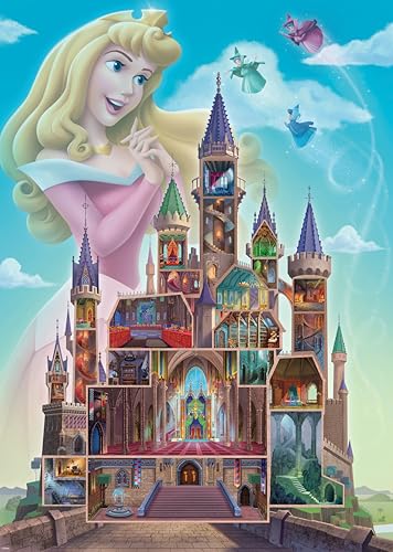 Ravensburger Puzzle Disney Castles: Aurora - 1000 Teile Puzzle