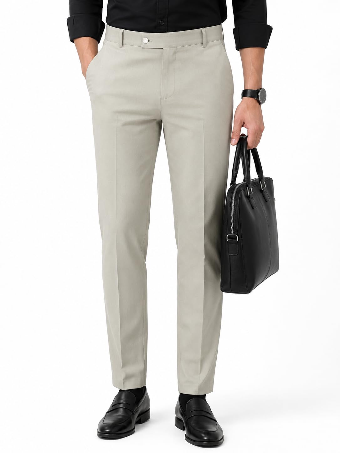 SUNPOINT Formal Pants for Men Office Wear - Premium Regular Fit Formal Trouser for Men, Boys, Gents Bottom Formal wear for Office Meeting, Party, Gathering, Wedding-picture-24