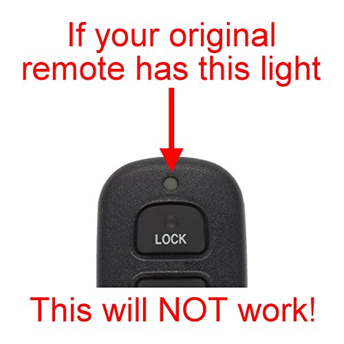 Discount Keyless Replacement Hatch Glass Key Fob Car Remote and Uncut Ignition Key Compatible with HYQ12BBX, ID 4D 67 (2 Pack)