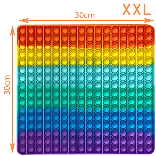 Pop-It Kunstify XXL Regenbogen 30 cm Fidget Toy für Stressabbau