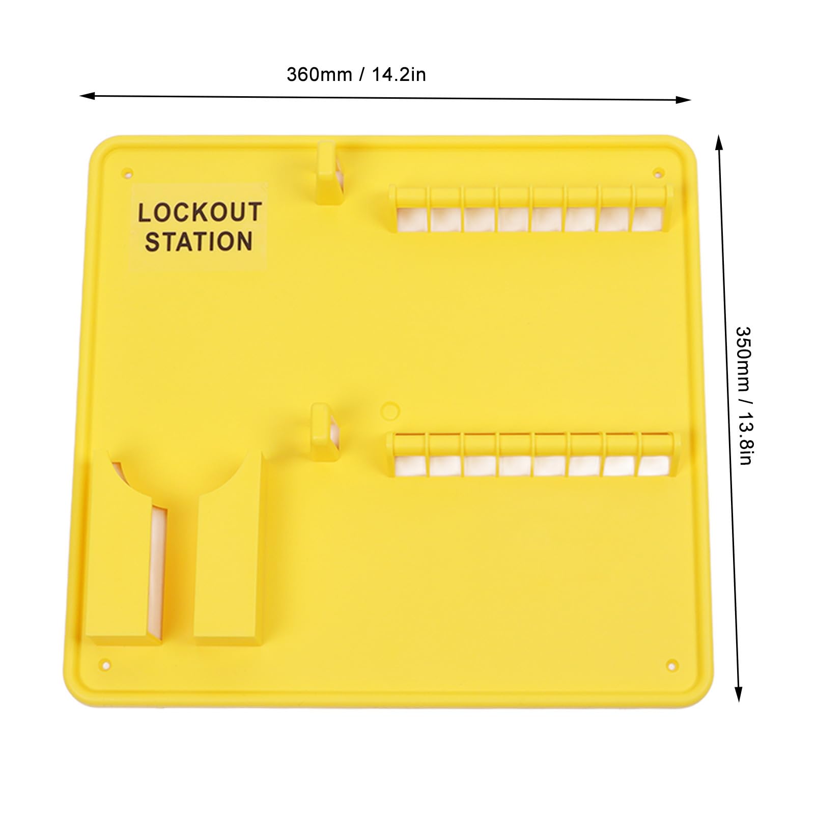 Safety Lockout Tagout Station Reliable Lock Management Station Lockout Tagout Station Safety Lock Set Lock Out Tag Out Kit Board, B302