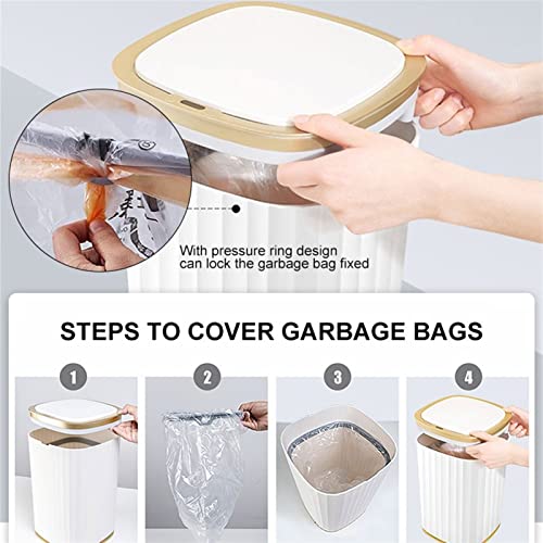 Bote de basura inteligente para cocina y baño 15L miniatura 4