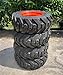 Set of 4-23X8.50-12 Forerunner SKS-5 Skid Steer Tires on Wheels/Rims (5 lug) for Bobcat 440, 453, 463 & S70-23X8.50-12 (9/16 INCH LUGS-Set of 4)