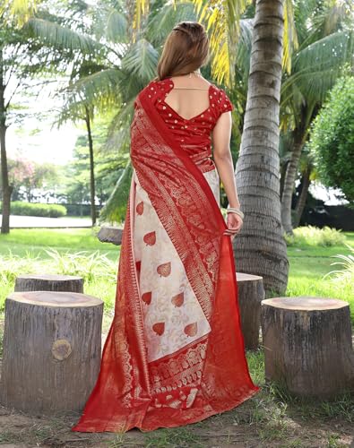 Image of Yashika Women's Banarasi Kanjivaram Art Silk Saree|Sarees for Women Ethnic Wear