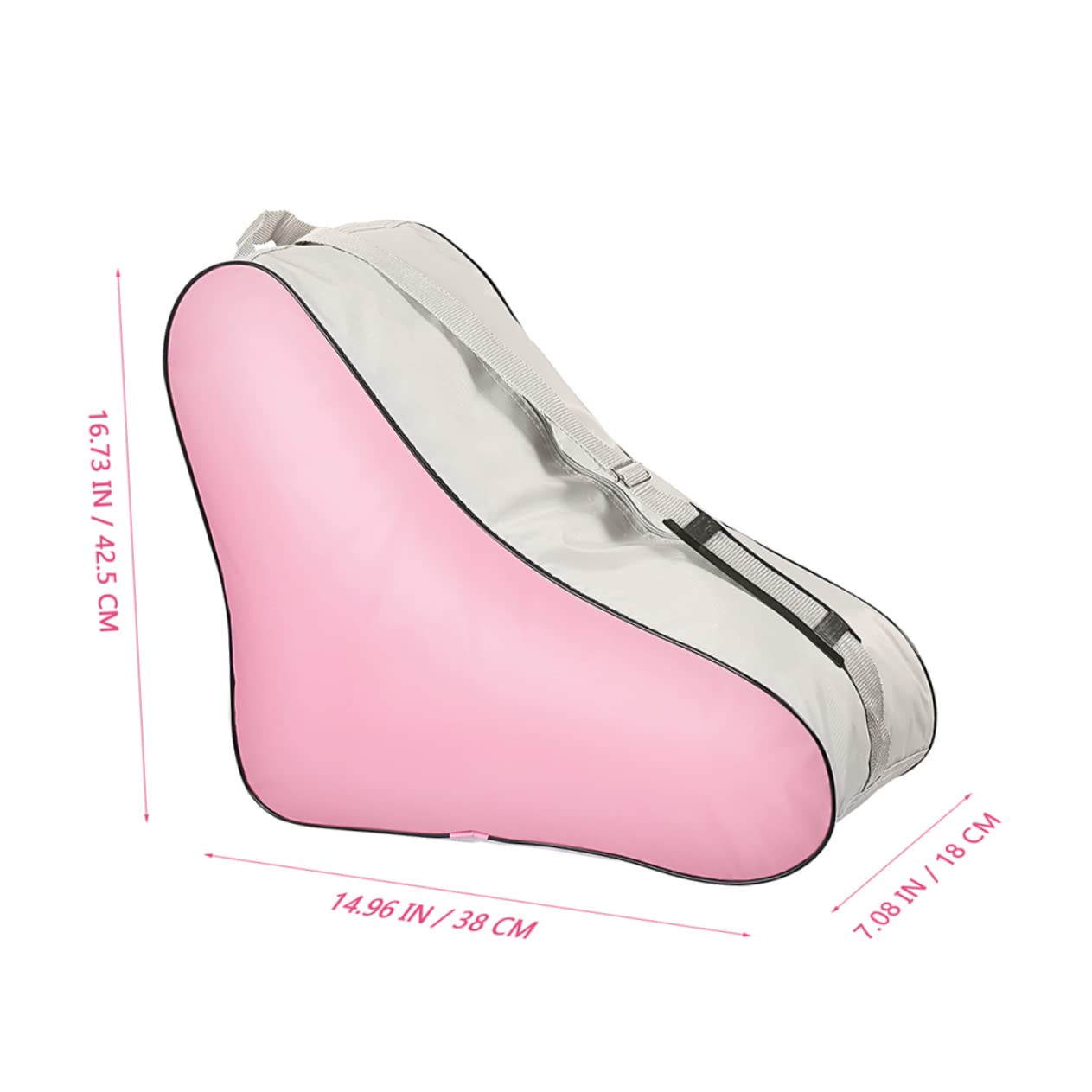 LAPYAPPE Roller Skate Bags for Women Ice Skating Storage Bag Fine Handle Wear-resistant and Practical