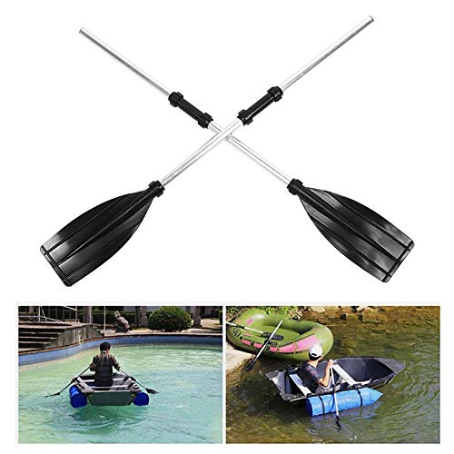Aramox Remi per Barche, Remi a Galla Rimovibili 210 cm/82,7 Pollici, Paddle in Lega di Alluminio a Doppia estremità Portatili per Canoa per Kayak