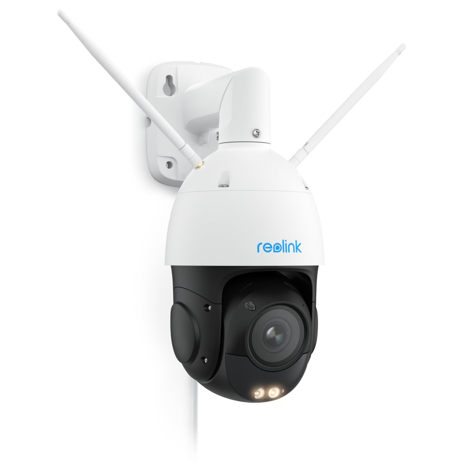Reolink 4K 8MP Telecamera Wi-Fi Esterno con Zoom Ottico 5X, Pan 360° e Tilt 90°, Dual-Band Wi-Fi 6, Auto-Tracking, Notturna a Colori/Infrarossi, Audio Bidirezionale, Rilevamento Smart, RLC-823S1W