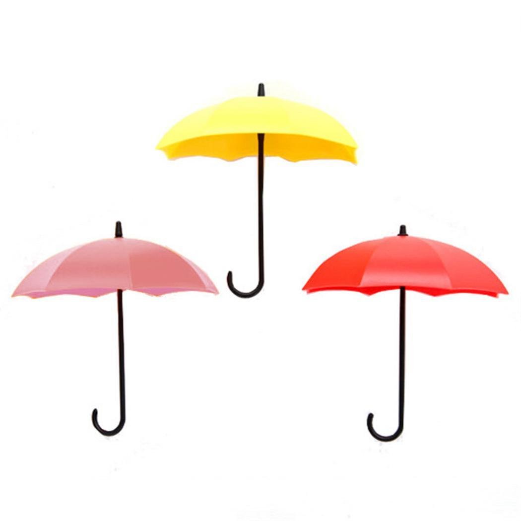 Pongaps Housewares Wall Hanger Umbrella Wall Hooks Decoration Hanger Key Rack Holder