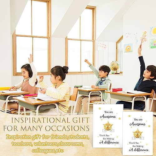 Nosiny-30-Set-Christmas-Employee-Appreciation-Gifts-Include-Star-Badge-Lapel-Pins-Bulk-Nurse-Inspirational-Greeting-Cards-and-Bag-Operation-Christmas-Thank-You-Gifts-for-Women-Team-Volunteer-Student