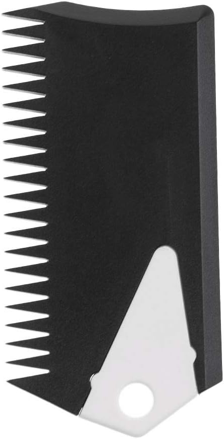 8.5cm Surfboard Wax Comb SUP Surf Board Remove with Fin Key Black for Water Sports Surfing Surfboards Bodyboard