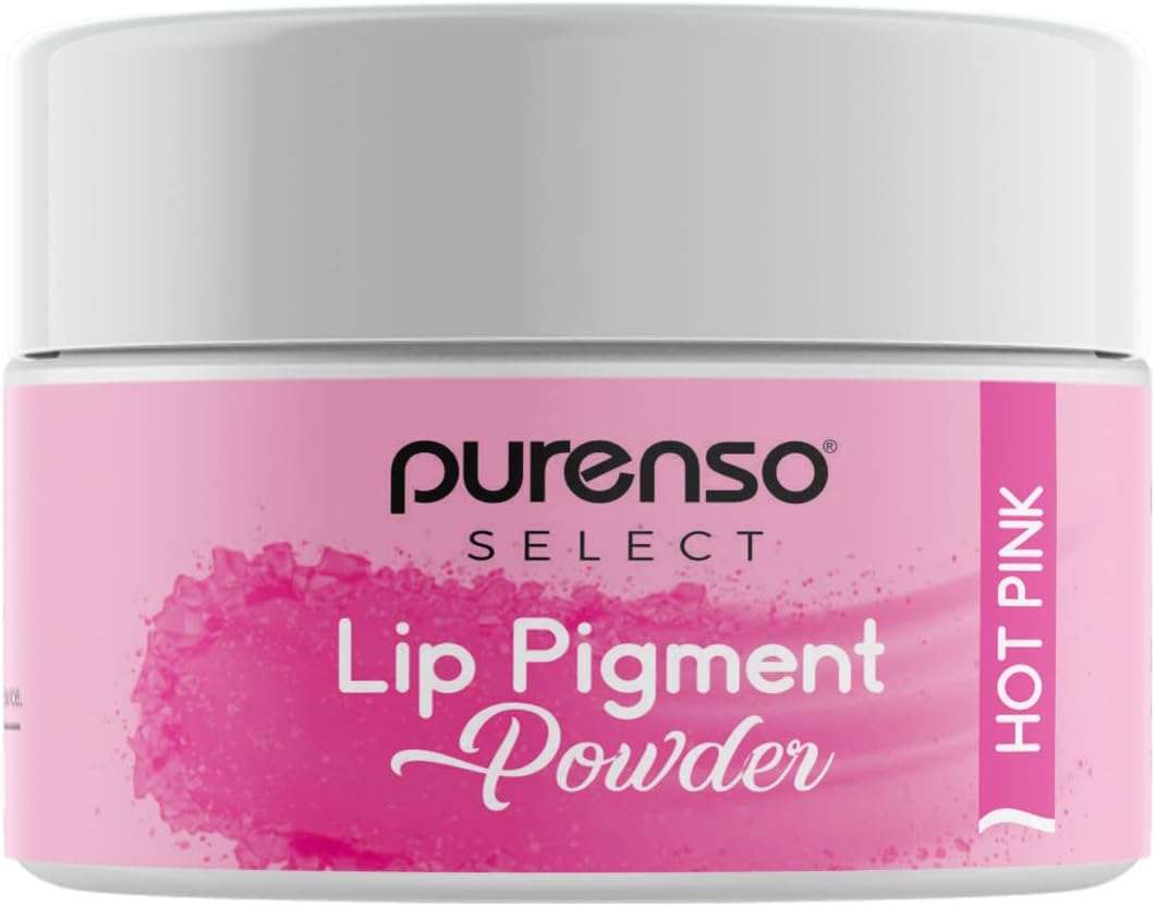 PURENSO Select - Glossy Lip Pigment Powder - Hot Pink (10g x 1 Jar)