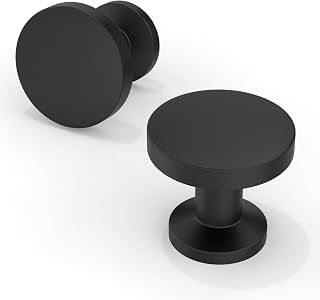 10 Pack Matte Black Kitchen Cabinet Knobs Cabinet Pulls Drawer Knobs Cabinet Hardware Zinc Knobs for Drawers