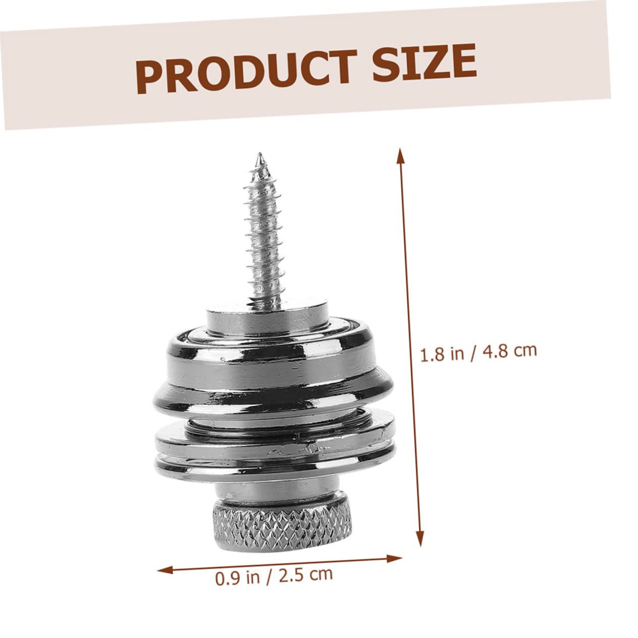 KESYOO 2Pcs Metal Guitar Strap Locks Off Strap Buttons Durable Alloy Retainers for Electric and Bass Guitars Secure Locking Mechanism Finish