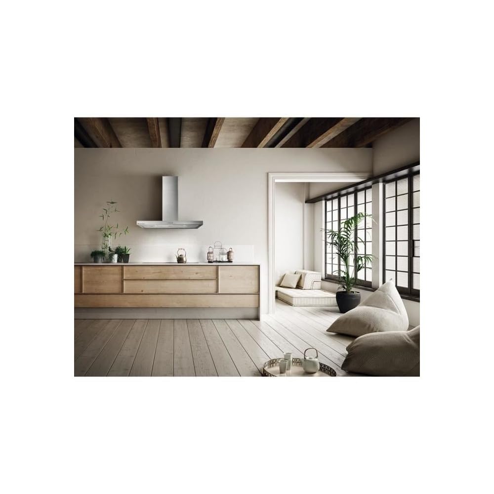 Campana decorativa de acero inoxidable CONTINENTAL EDISON CEHD6058S - 60 cm