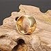 Fashion Month Mens 12mm Classic Gold Tungsten Carbide Ring Wedding Engagement Domed High Polished Wide Smooth Band Size 12.5