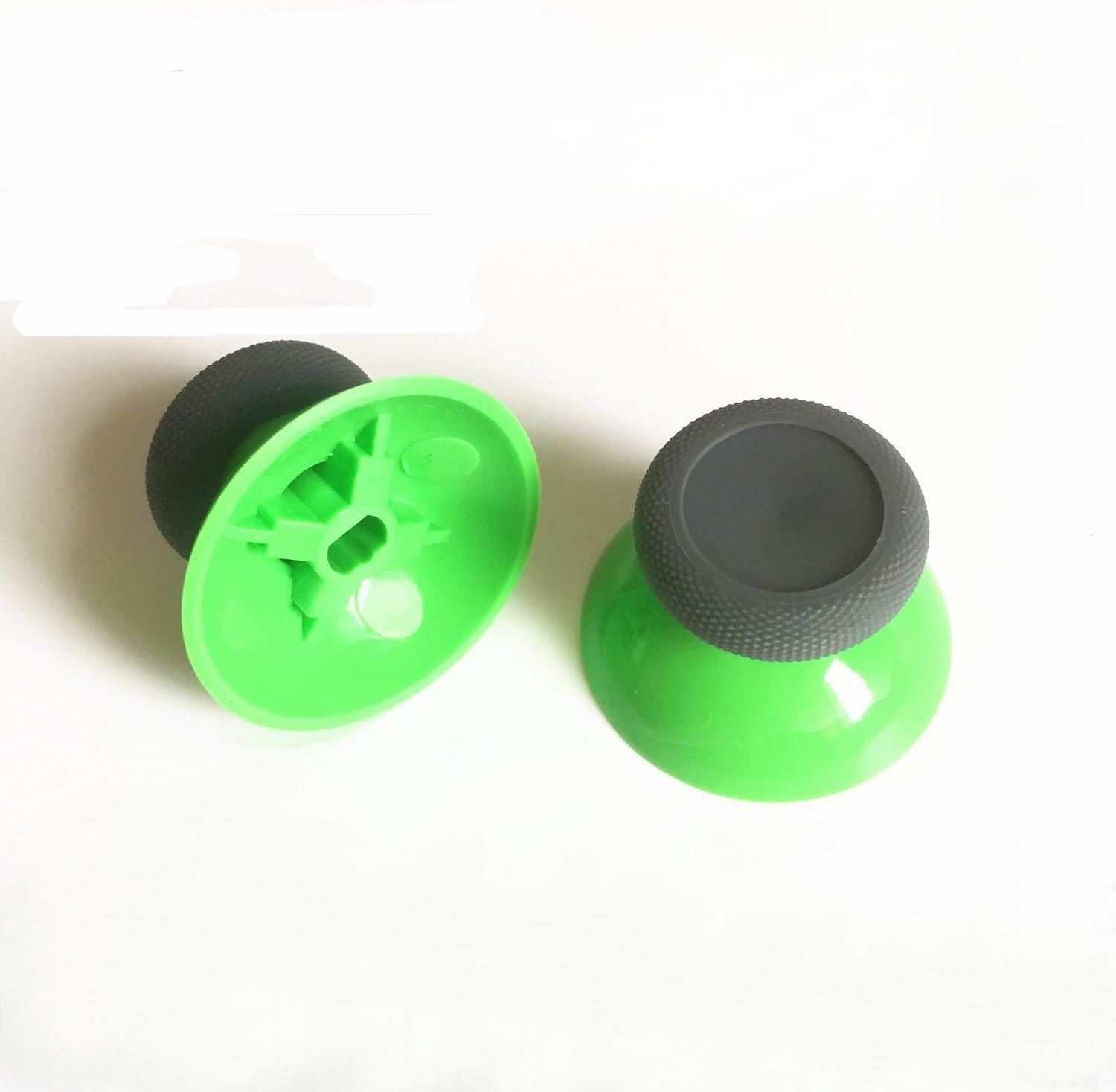 2 PACK Replacement Analog Thumbstick Cover Case Joystick Thumb Sticks Caps for XBOX ONE, Xbox ONE S, X Games PS4 Controllers (Green)